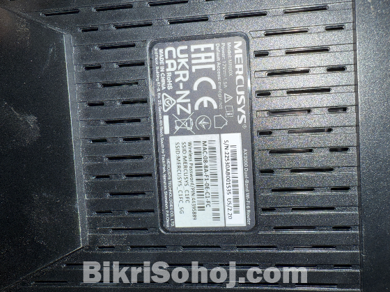 Mercusys Mr80x AX3000 Dual-Band Wi-Fi 6 Router